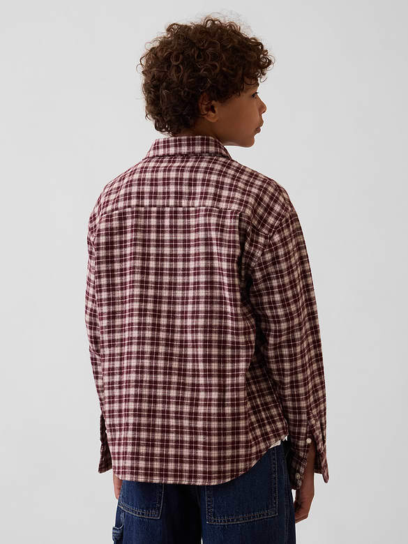 Relaxed Flannel Shirt