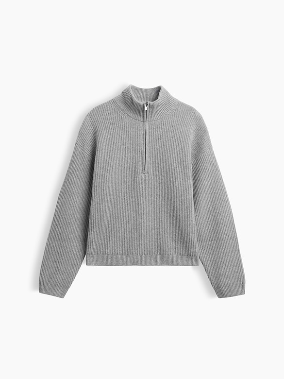 CashSoft Oversized Half-Zip Pullover