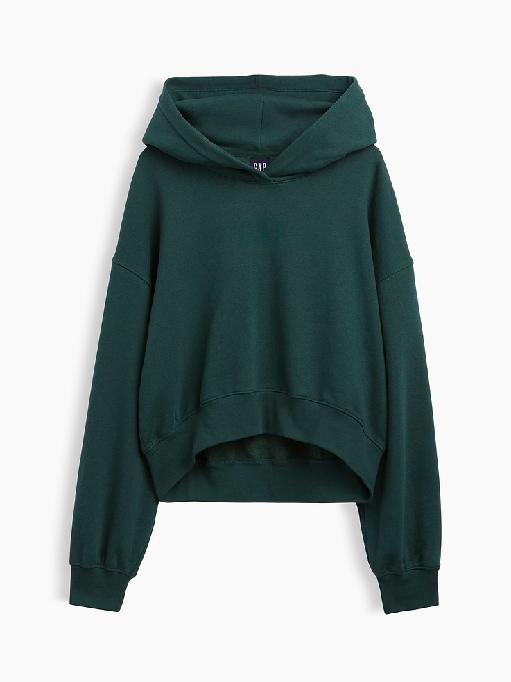 Image number 6 showing, VintageSoft Crop Logo Hoodie