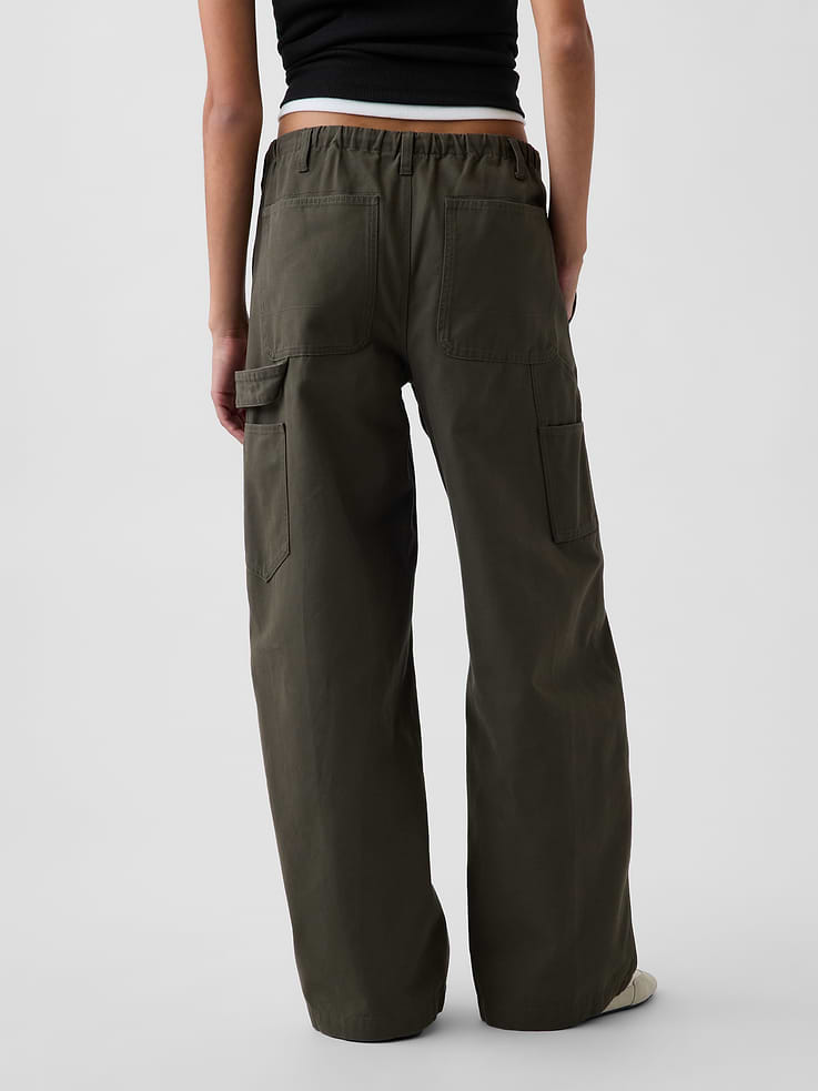 Image number 4 showing, Canvas Easy Baggy Barrel Cargo Pants
