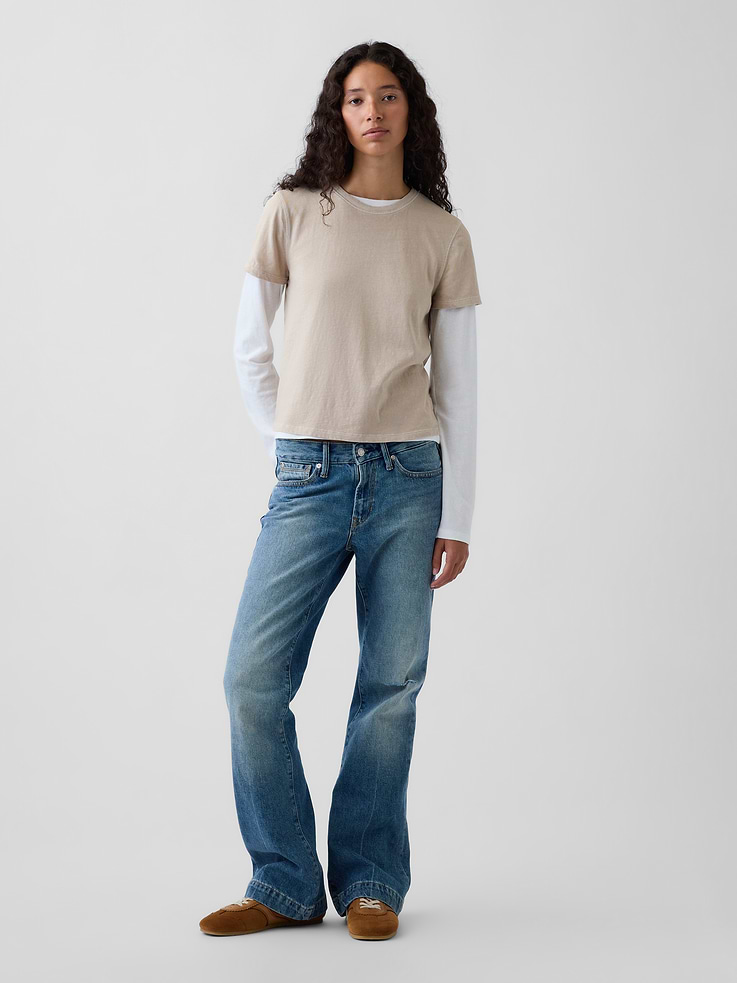 Image number 2 showing, 100% Cotton Authentic Shrunken T-Shirt