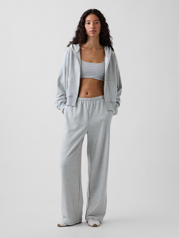 Image number 1 showing, Mid Rise VintageSoft Terry Loose Sweatpants