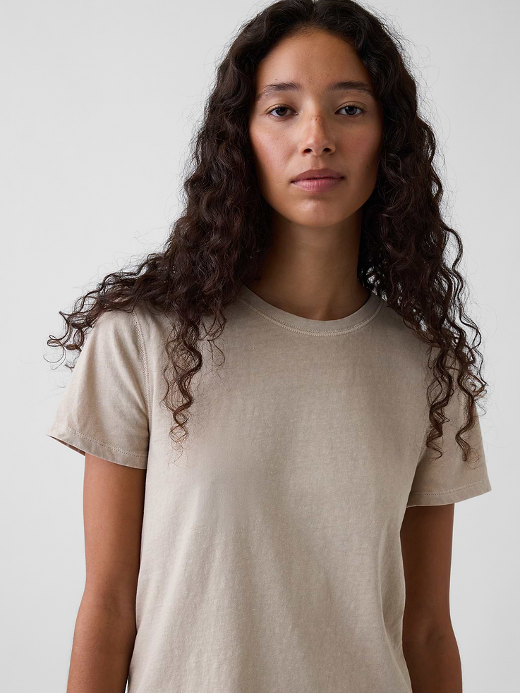 Image number 4 showing, 100% Cotton Authentic Shrunken T-Shirt