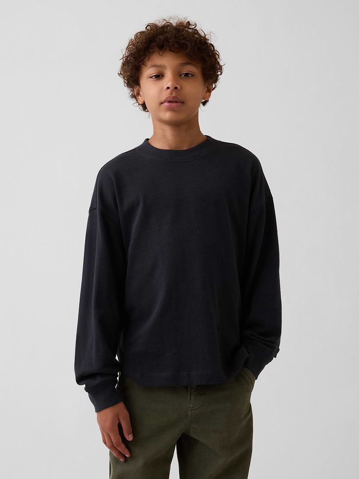 Image number 1 showing, Kids Heavyweight Oversized T-Shirt