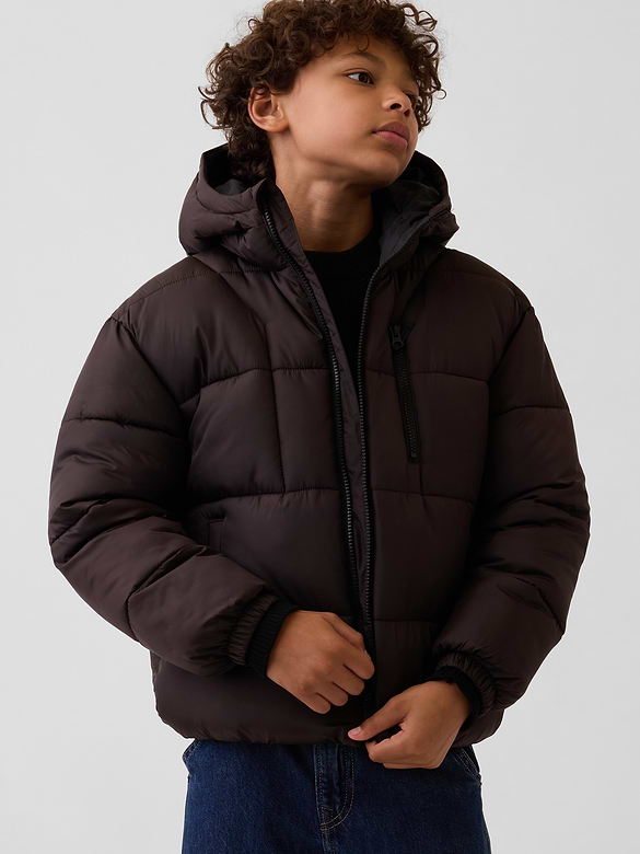 Kids Recycled Heavyweight Puffer Jacket