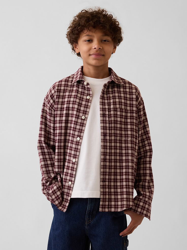 L'image numéro 1 présente Chemise décontractée en flanelle