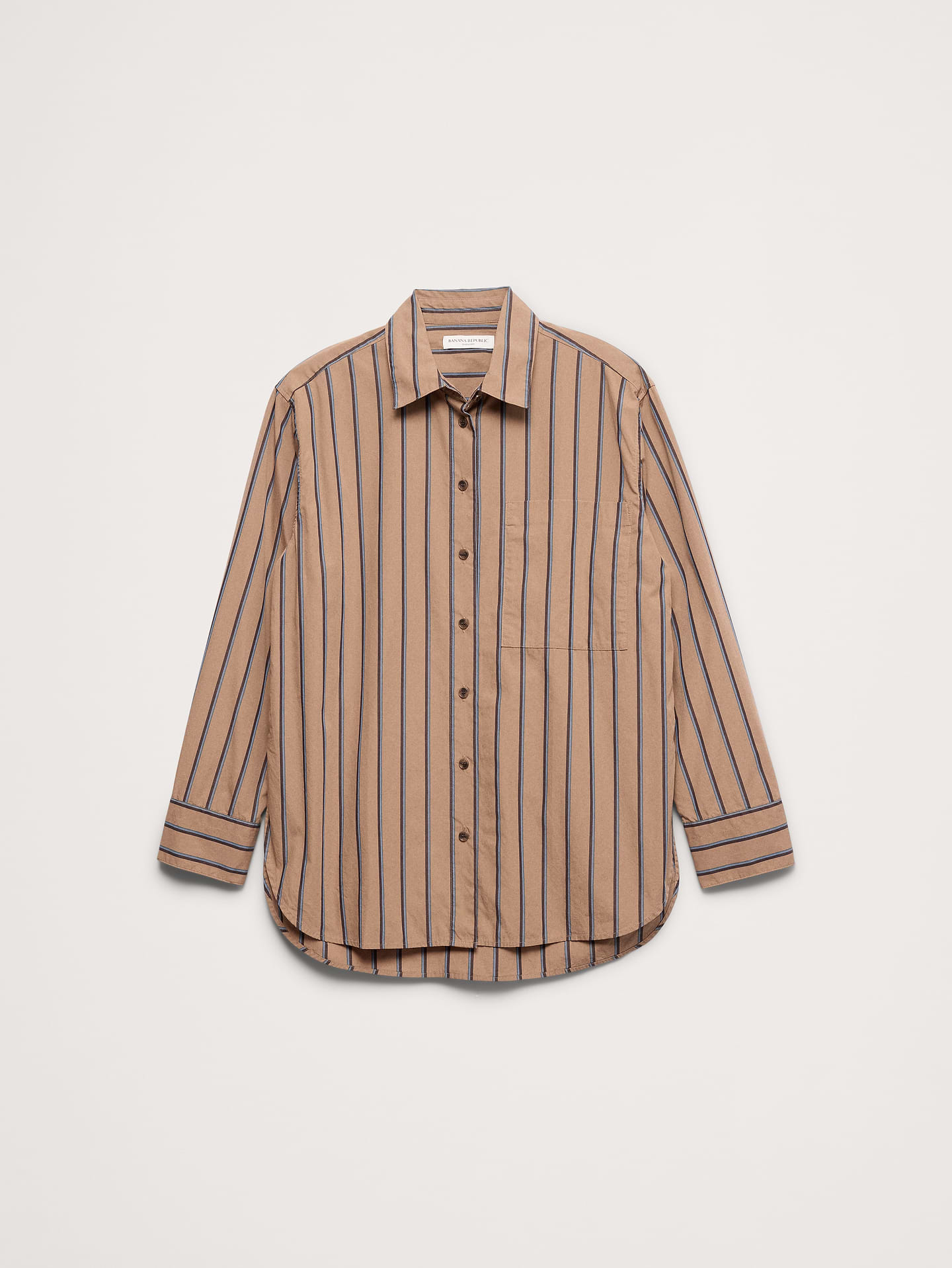 Image number 4 showing, The Oversized Shirt in Cotton Poplin