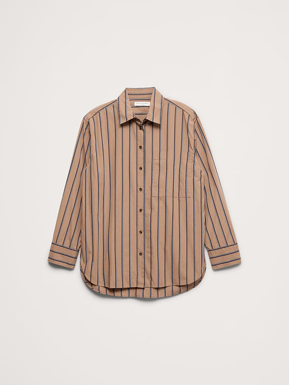 The Oversized Shirt in Cotton Poplin