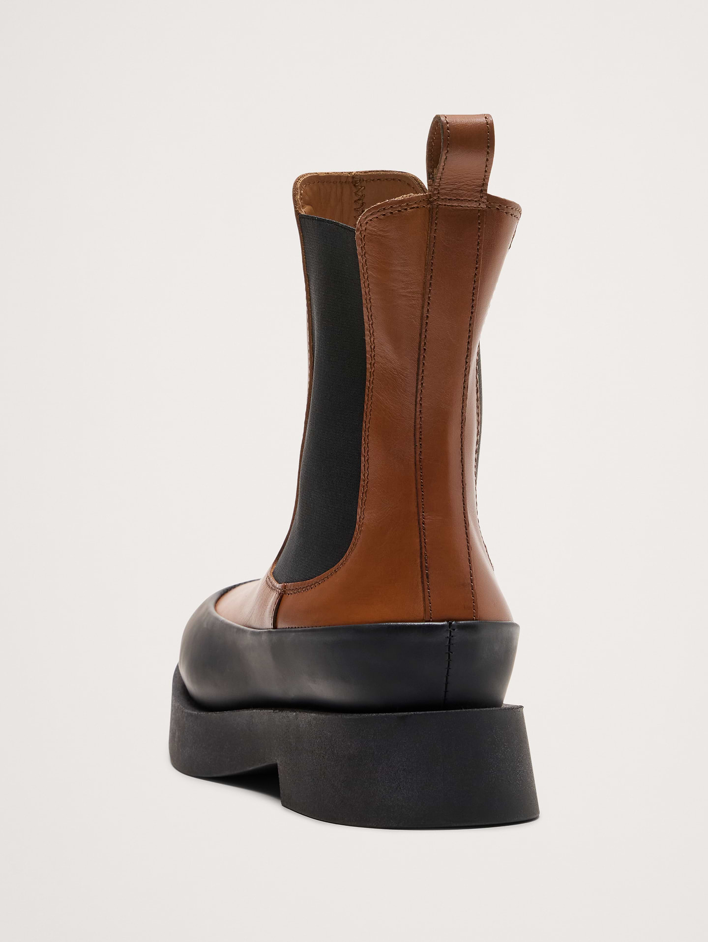 Image number 7 showing, Italian Leather Platform Chelsea Boot