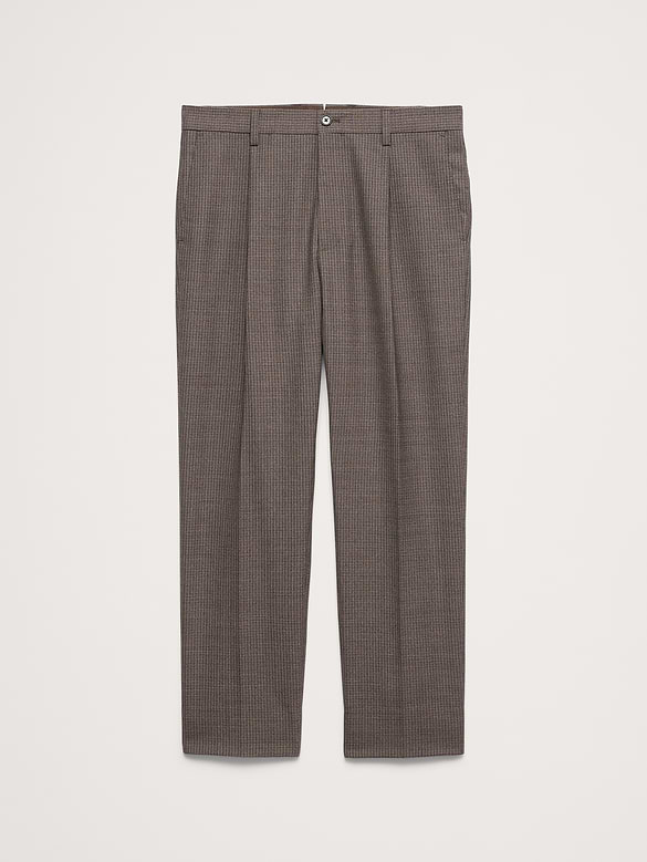 Classic Tapered Twill Dress Pant