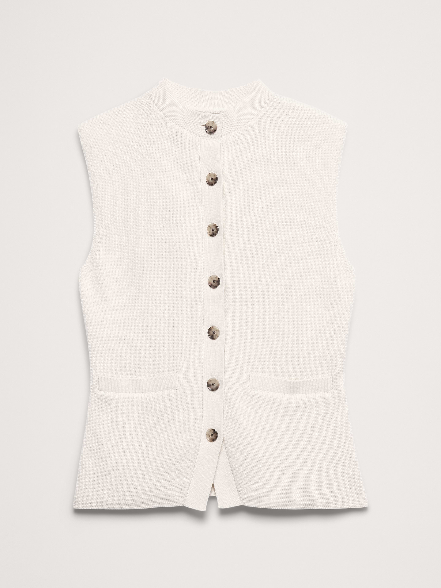 Image number 4 showing, Larkspur Cotton-Silk Sweater Vest