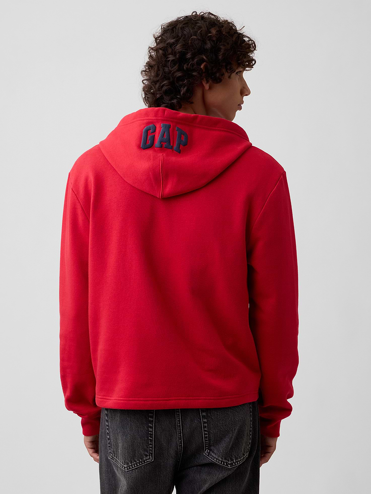 Image 2 of 4, Adult Boxy Gap Logo Zip Hoodie