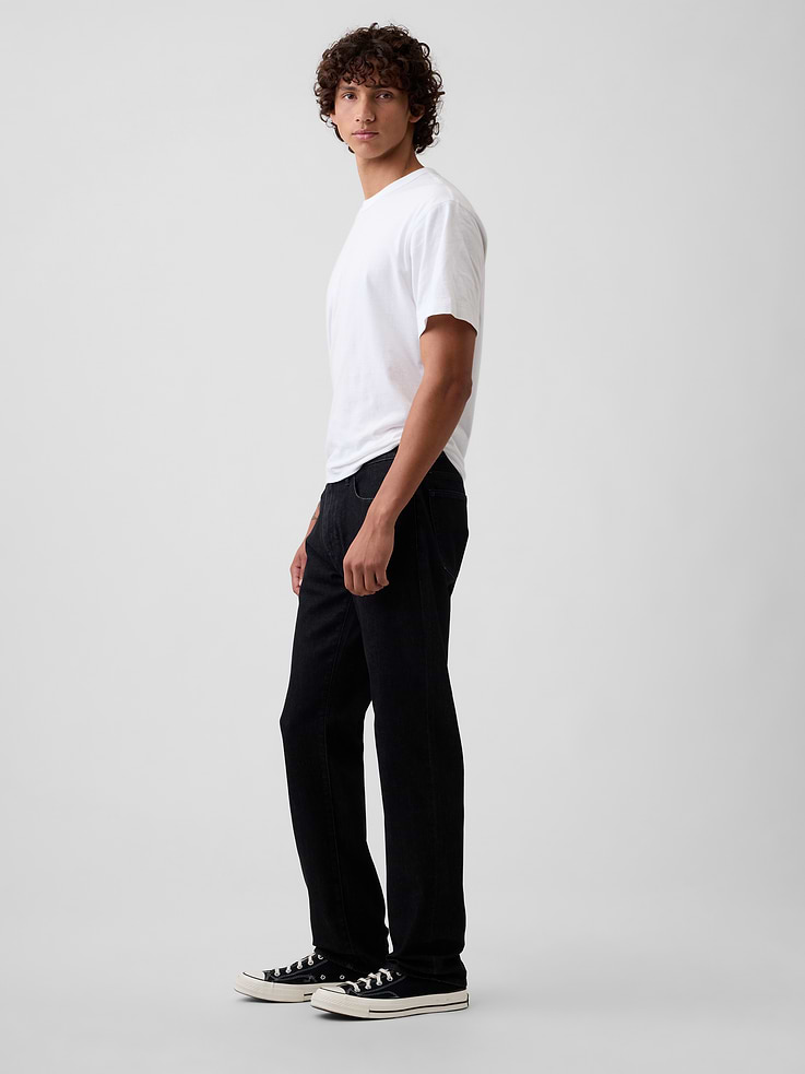 Image 4 of 6, Straight Soft Wear Jeans