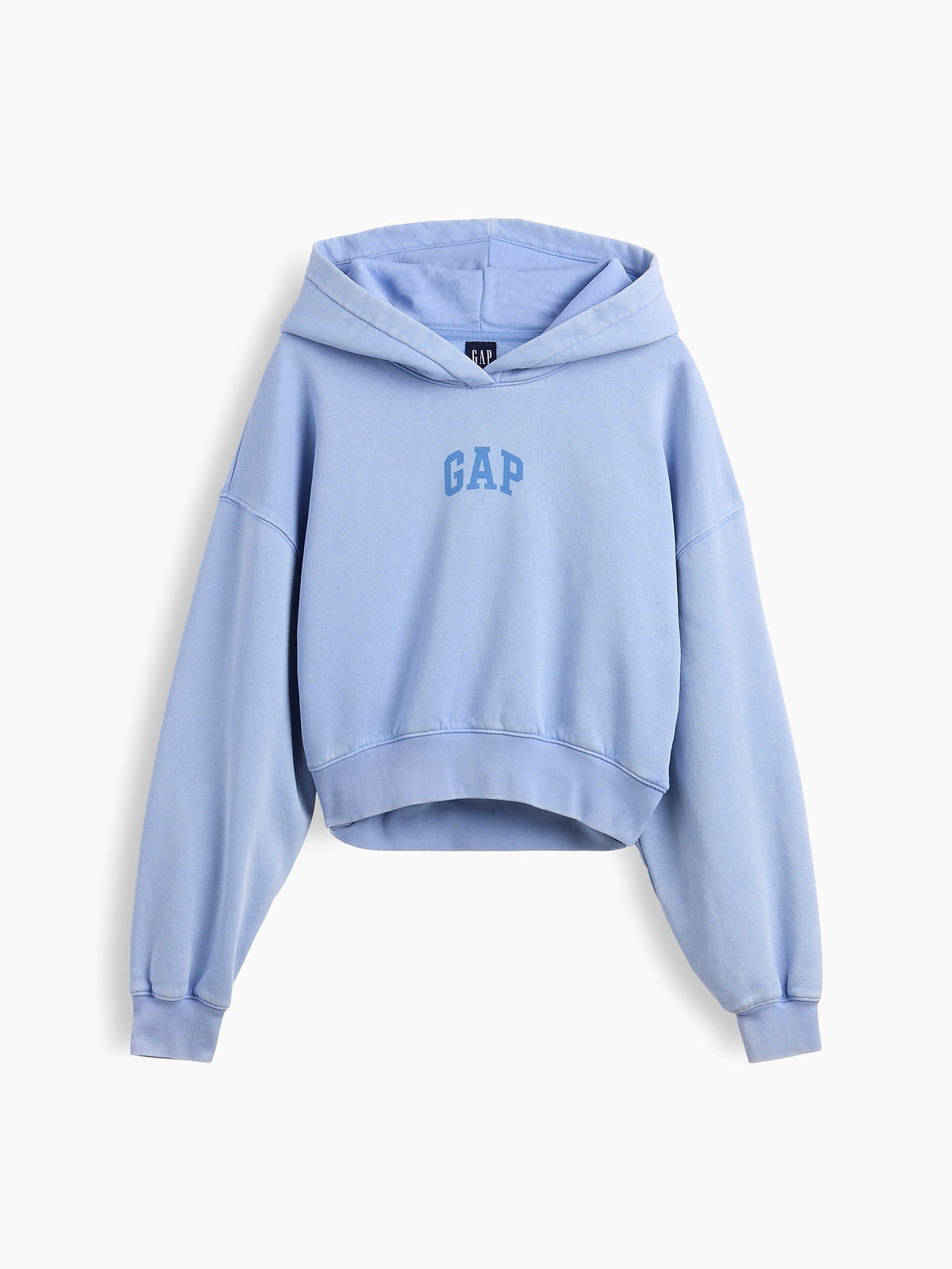 VintageSoft Crop Logo Hoodie | Gap