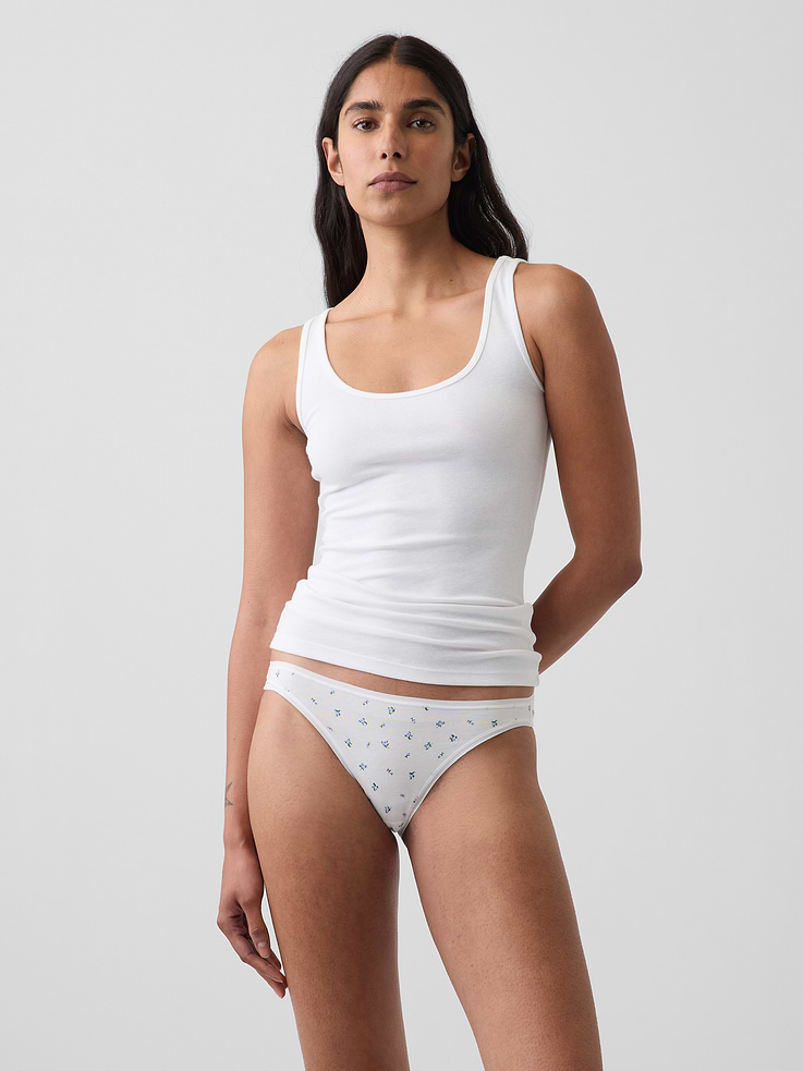 Image number 1 showing, SoftMade Organic Stretch Cotton Bikini