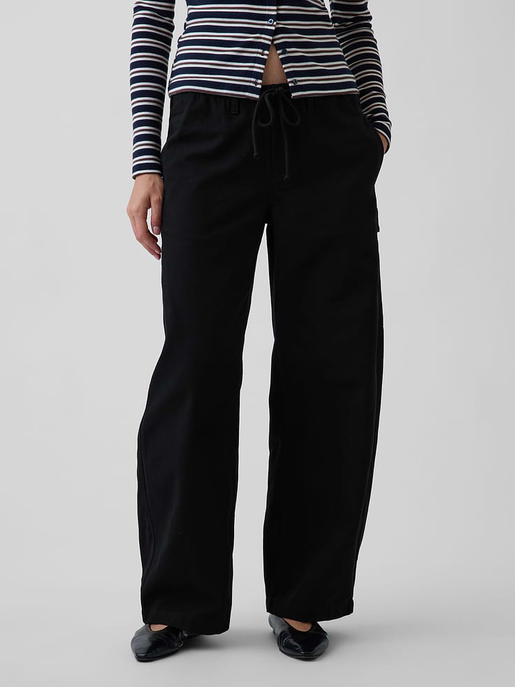Image number 2 showing, Canvas Easy Baggy Barrel Cargo Pants