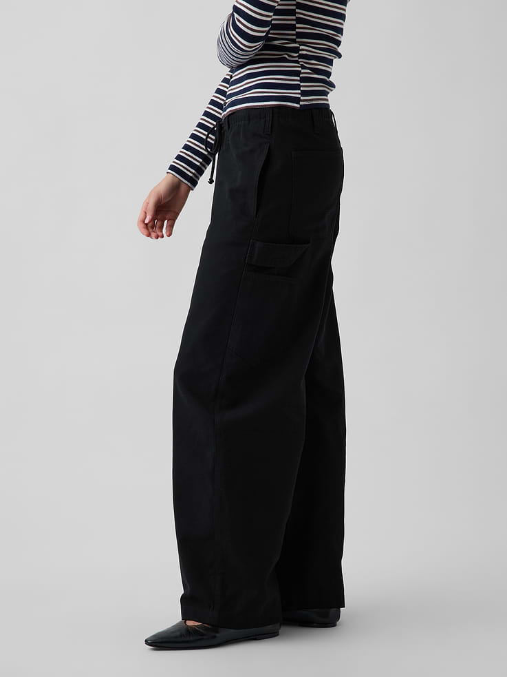 Image number 3 showing, Canvas Easy Baggy Barrel Cargo Pants