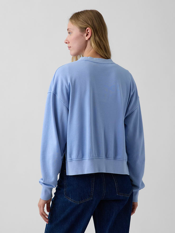 Image number 3 showing, VintageSoft Terry Oversized Wedge Sweatshirt