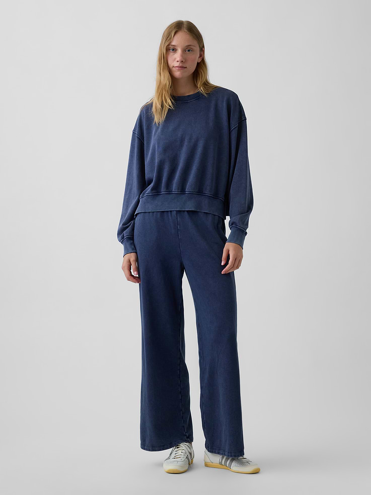 Image number 5 showing, VintageSoft Terry Oversized Wedge Sweatshirt