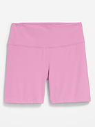 Image number 2 showing, High-Waisted StudioSmooth Biker Shorts -- 6-inch inseam