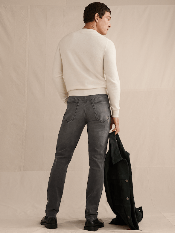 Jean Voyageur luxueux à coupe étroite
