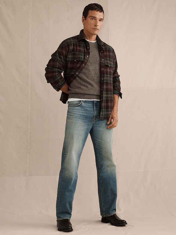 Relaxed-Straight Authentic Jean