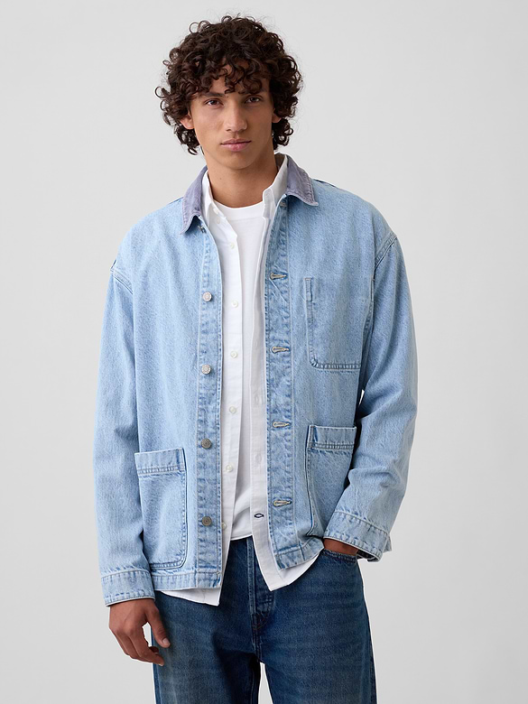 Relaxed Denim Barn Jacket