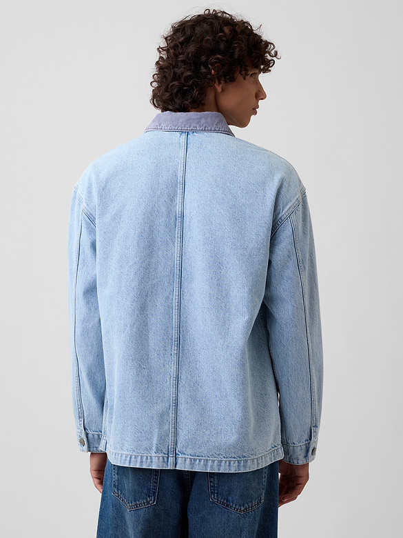 Relaxed Denim Barn Jacket