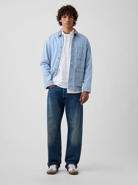 Relaxed Denim Barn Jacket