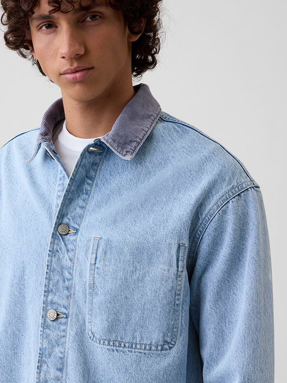 Relaxed Denim Barn Jacket