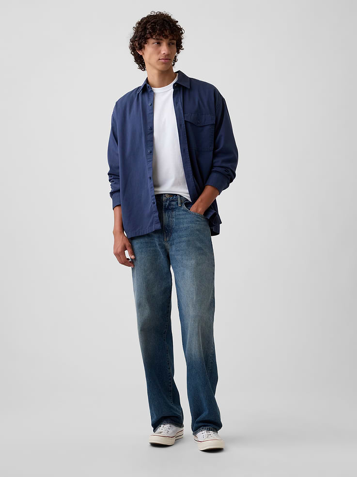 Image number 3 showing, Twill Shirt in Boxy Fit