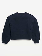Image 3 of 4, SoSoft Long-Sleeve Graphic Sweater for Girls