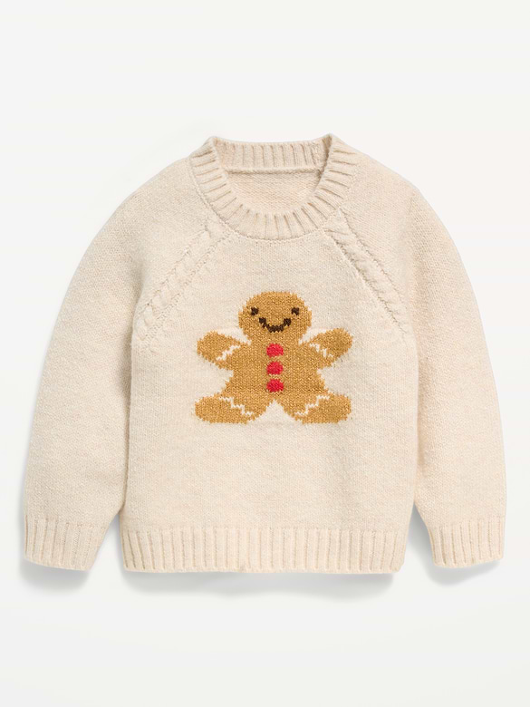 Long-Sleeve Graphic Sweater for Baby