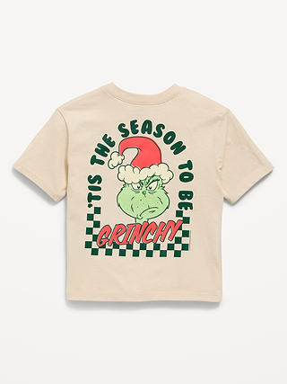 Image 2 de 2, T-shirt surdimensionné à imprimé « Grinch » de Dr. Seuss™ unisexe pour tout-petit