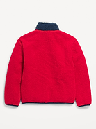 Image 3 of 3, Cozy Sherpa Mock-Neck Pullover for Boys