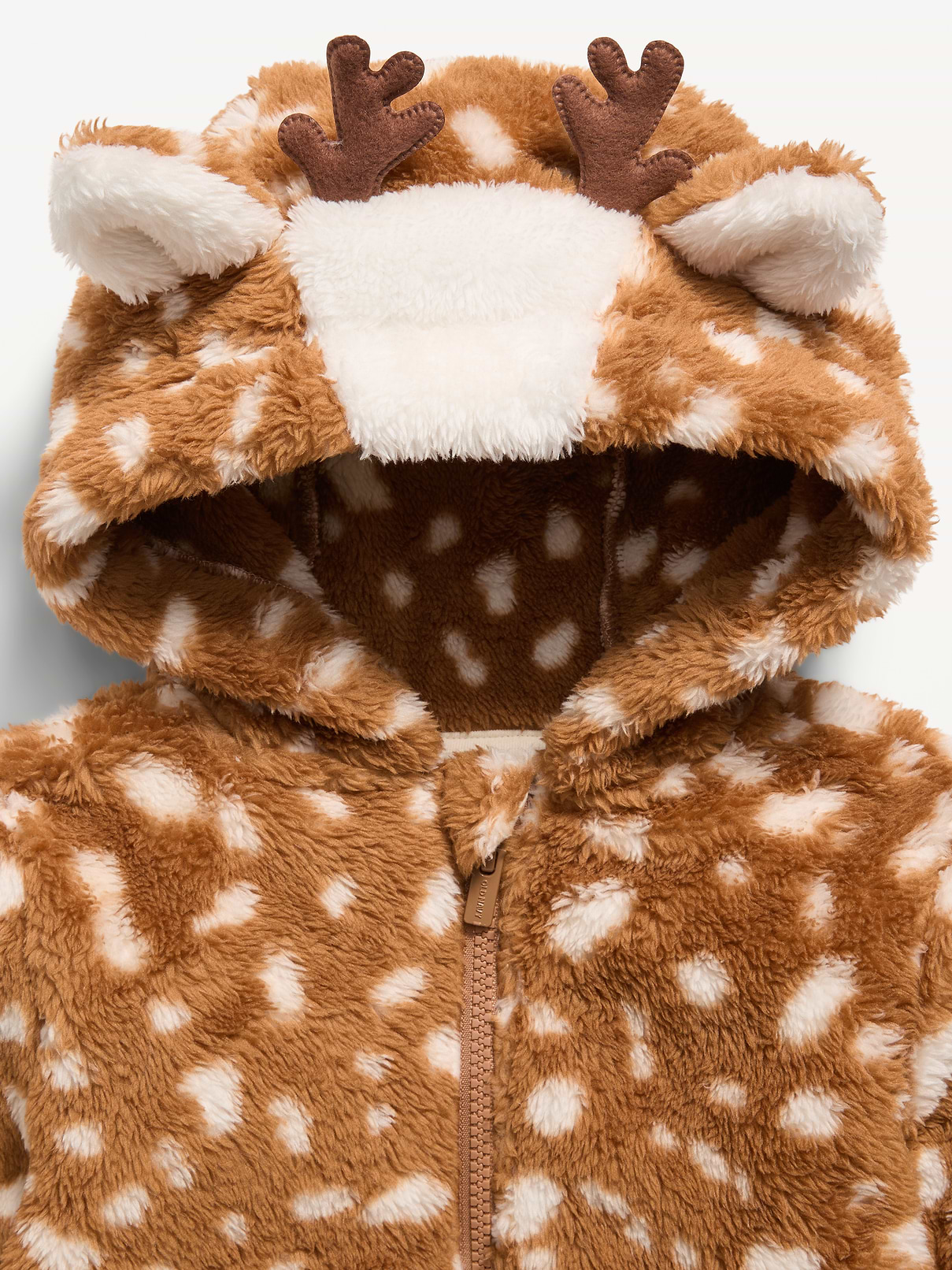 Image 2 of 2, Printed Sherpa Full-Zip Jacket for Toddler Girls
