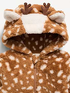 Image 2 of 2, Printed Sherpa Full-Zip Jacket for Toddler Girls