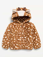Image 1 of 2, built-in hood, critter ears at crown, long sleeves, full length zipper, on-seam pockets, Product #1184918