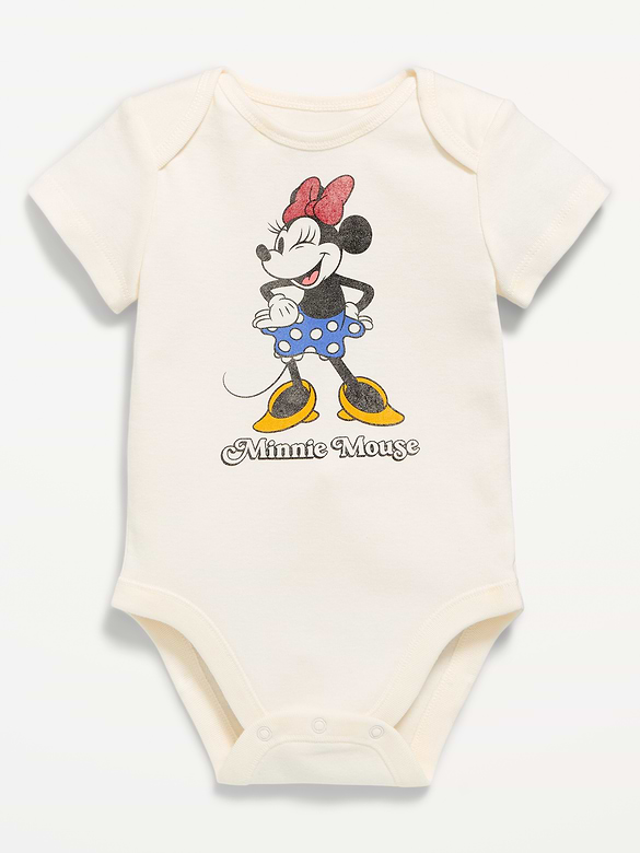 Disney© Unisex Short-Sleeve Graphic Bodysuit for Baby