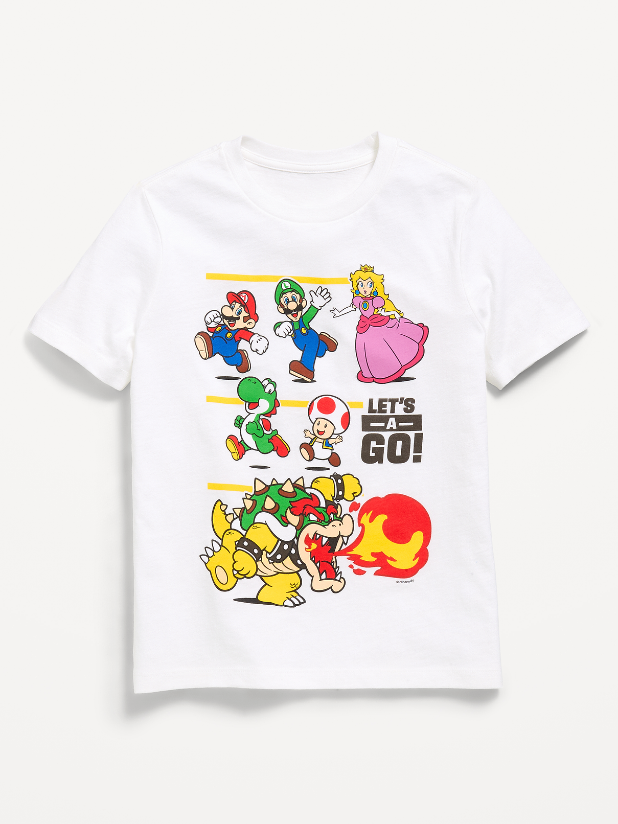 Image number 1 showing, Super Mario™ Gender-Neutral Graphic T-Shirt for Kids
