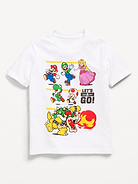 Image number 1 showing, Super Mario™ Gender-Neutral Graphic T-Shirt for Kids