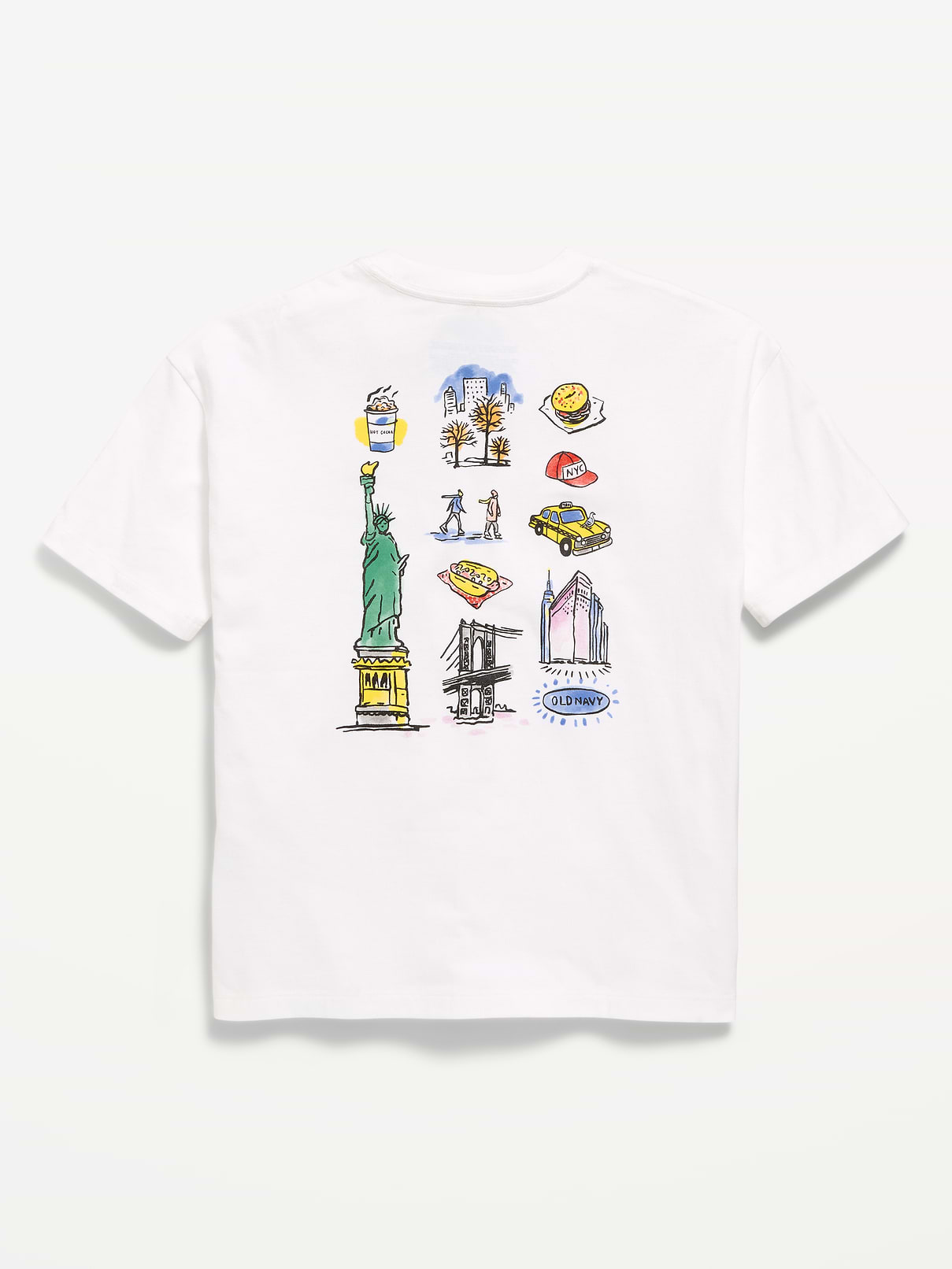 Image 2 of 2, Oversized Short-Sleeve Graphic T-Shirt for Boys