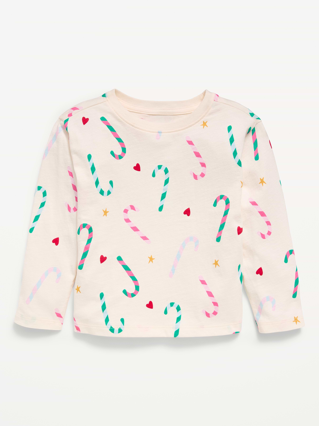 Image 1 of 1, crew neck, long sleeves, drop shoulders, all-over print, Product #1184901