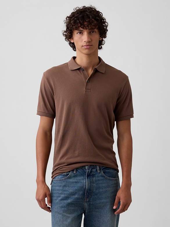 Stretch Pique Polo Shirt