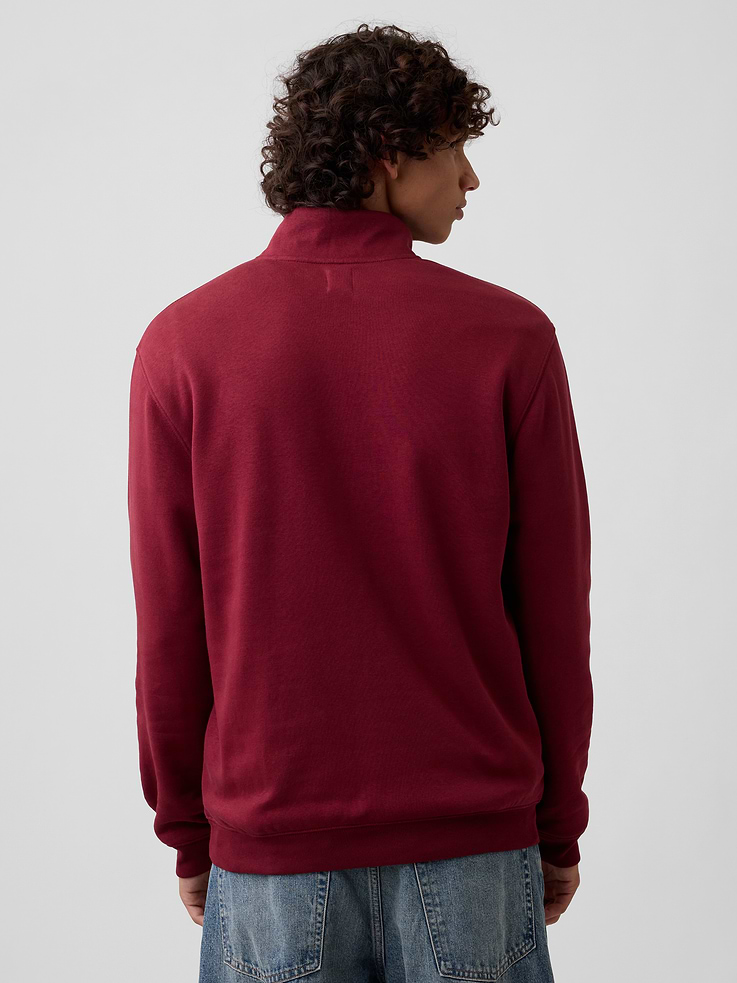 Image 2 of 4, Relaxed Gap Logo Quarter-Zip Sweatshirt
