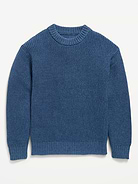 Image 1 of 2, crew neck, long sleeves, drop shoulders, easy pullover style, Product #903885