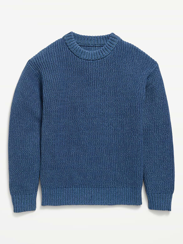 Oversized Crew-Neck Sweater for Boys