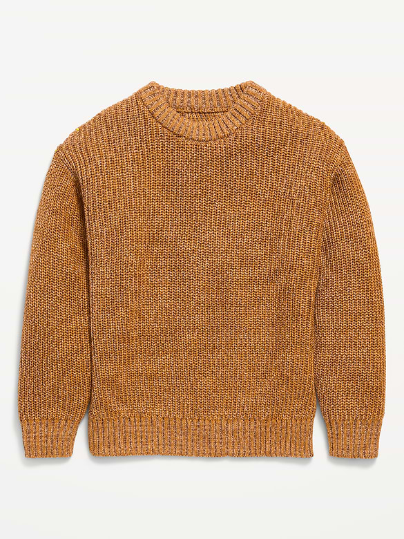 Oversized Crew-Neck Sweater for Boys