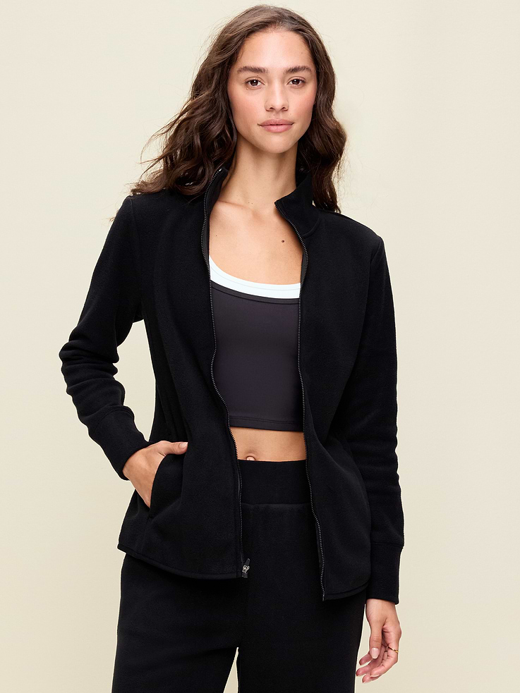 Image number 1 showing, Fitted Performance Fleece Full Zip Jacket