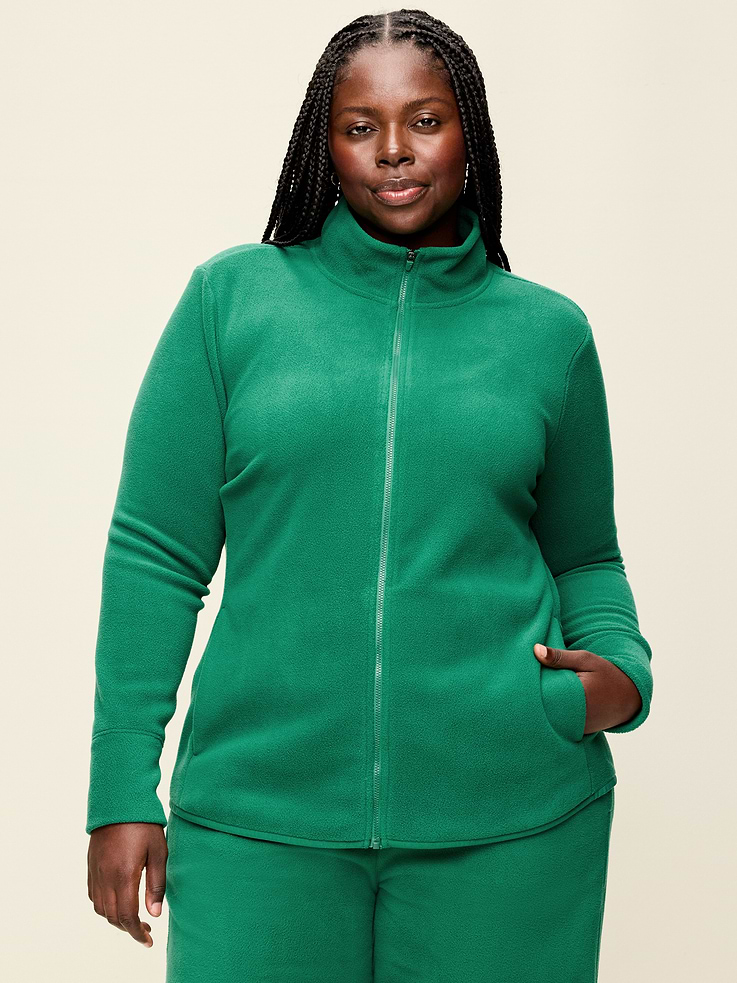 Image number 4 showing, Fitted Performance Fleece Full Zip Jacket